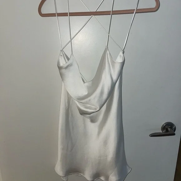 Zara | Dresses | Zara White Dress Halter Top Size S | Poshmark